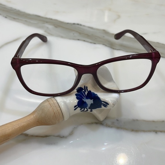 Givenchy Burgundy Color Glasses—RX Or Reading—Beautiful Frames in Excellent Con. - Picture 1 of 12
